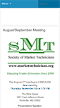Mobile Screenshot of markettechnicians.org